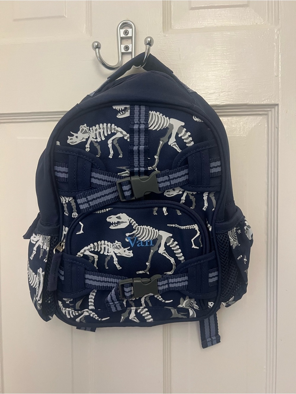 Unused like new Pottery Barn Kids Mini Backpack **PERSONALIZED with name “Van”